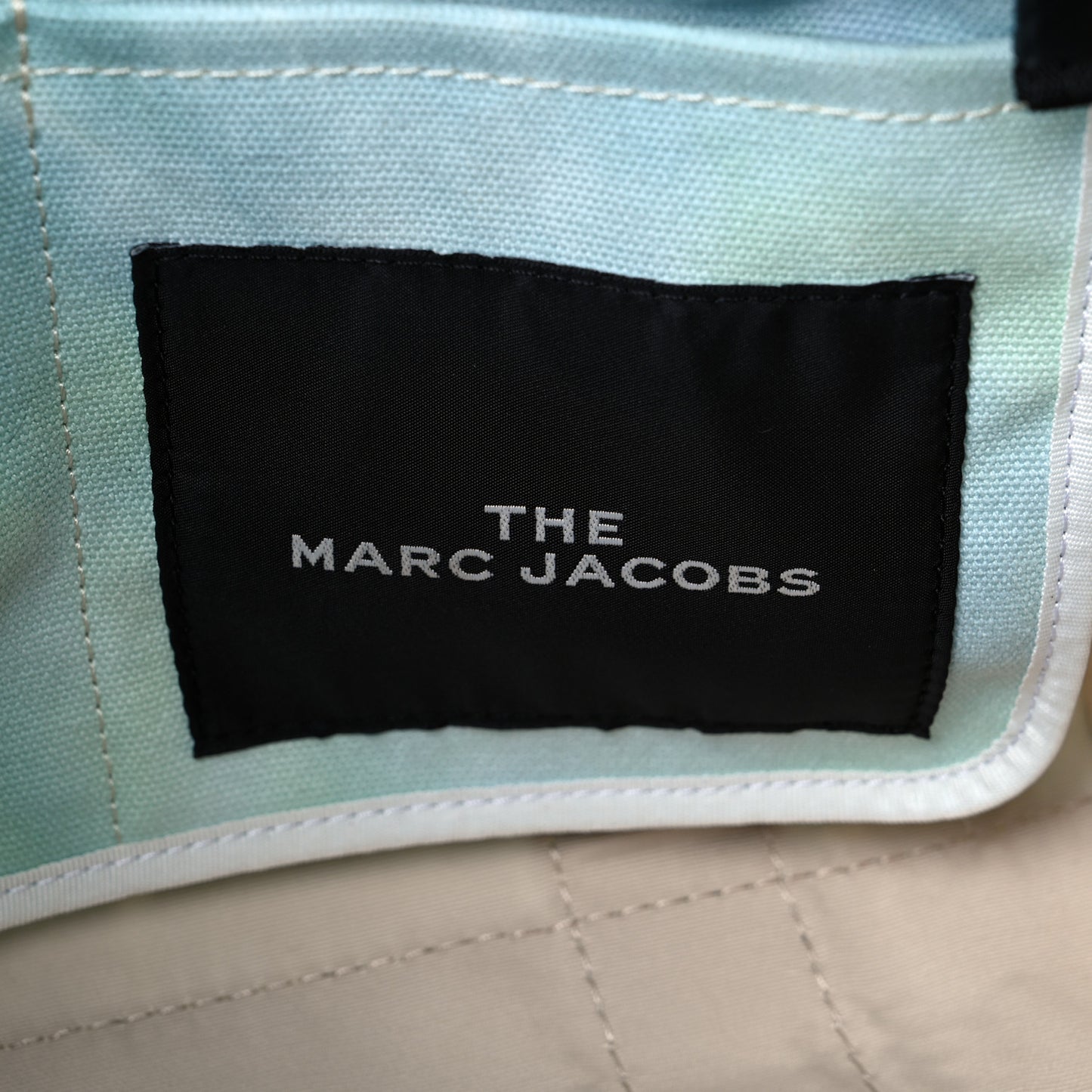 Cotton Canvas Tie Dye Medium The Traveler Tote Bag Blue Multi