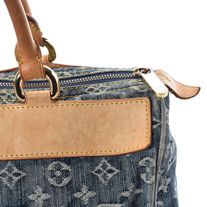 Louis Vuitton Monogram Denim Neo Speedy Blue 20 of 29