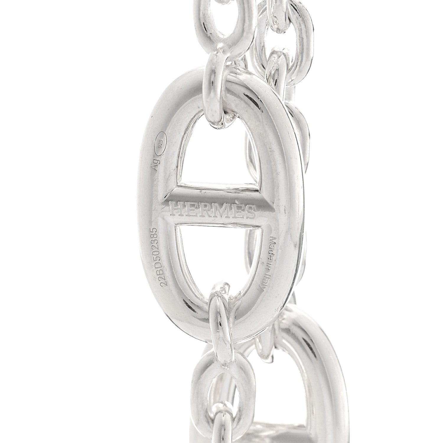 Hermes Sterling Silver Farandole Necklace 120 5 of 6