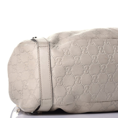 Gucci Guccissima Medium Abbey Shoulder Bag Off White 8 of 9