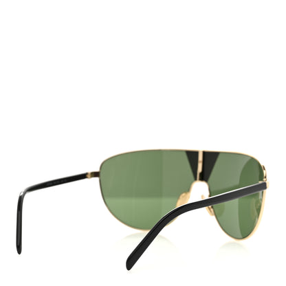 Prada Metal Shield Sunglasses SPR 69Z Gold Green 4 of 8