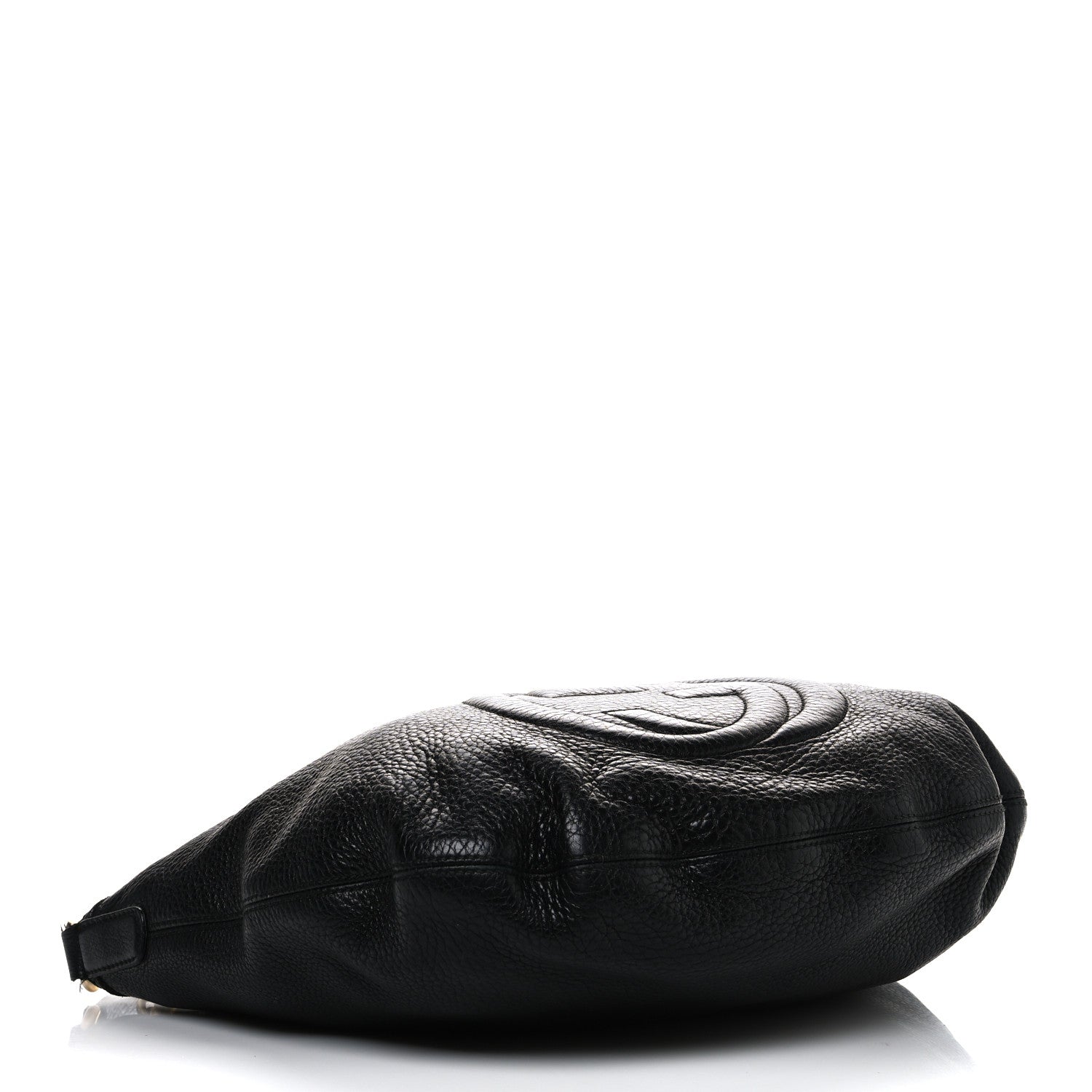 Gucci Pebbled Calfskin Medium Soho Hobo Black 4 of 14