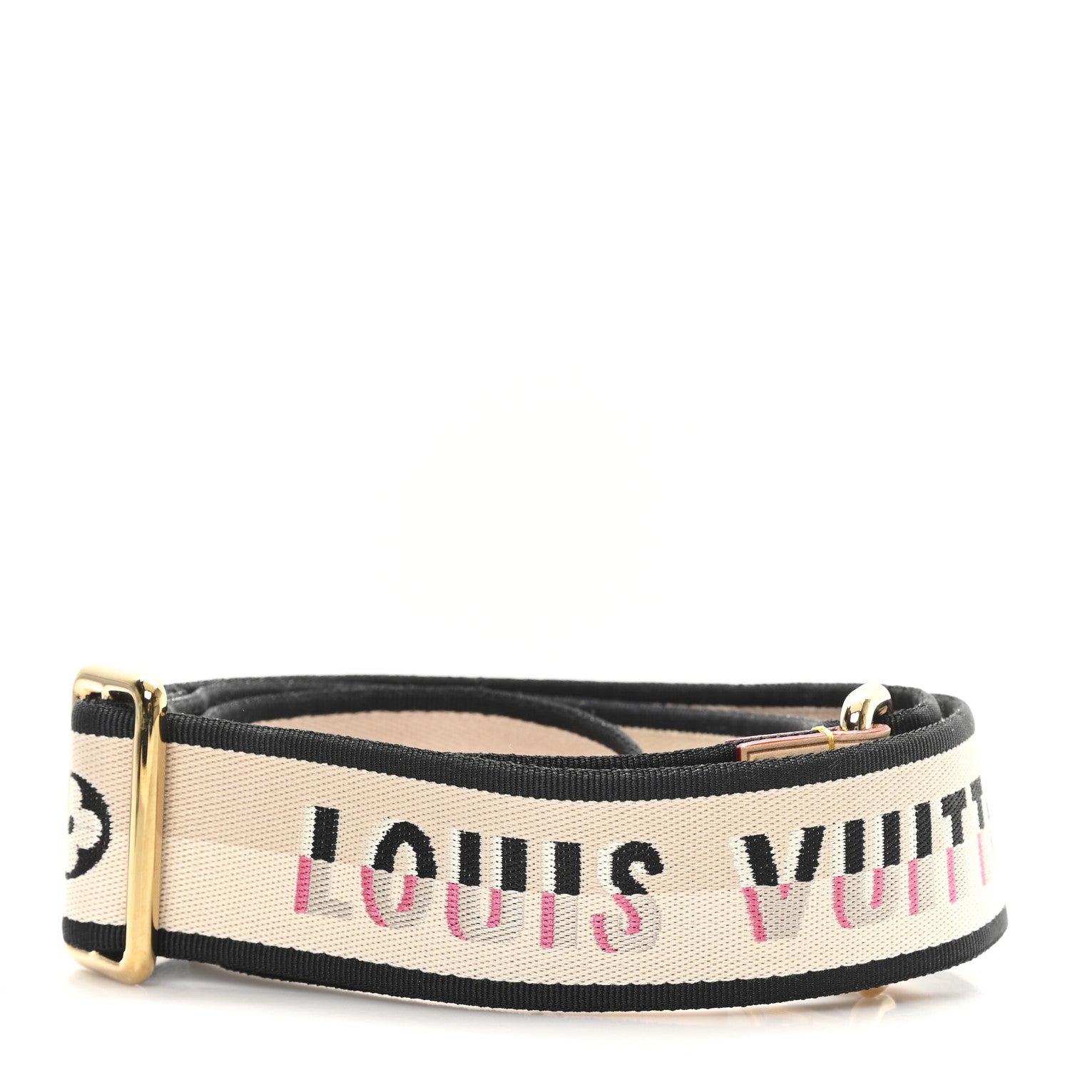 Louis Vuitton Jacquard Speedy Bandouliere 20 Shoulder Strap Black 2 of 3