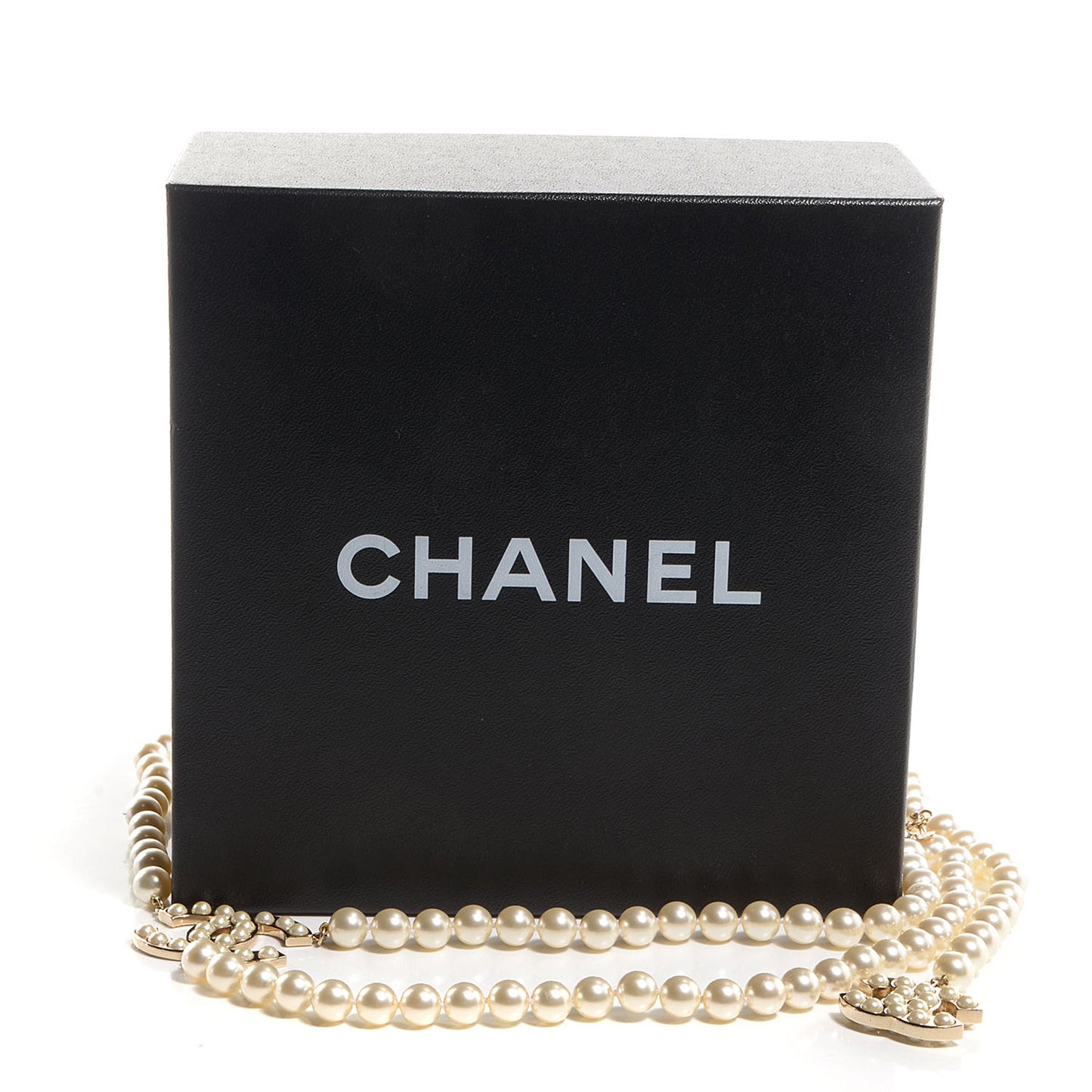 Pearl CC Double Strand Belt 85 Gold