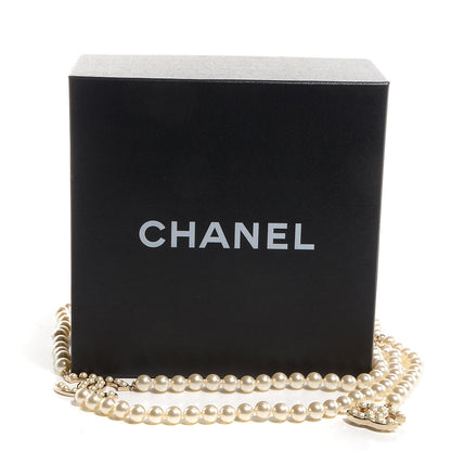 Chanel Pearl CC Double Strand Belt 85 Gold 6 of 6