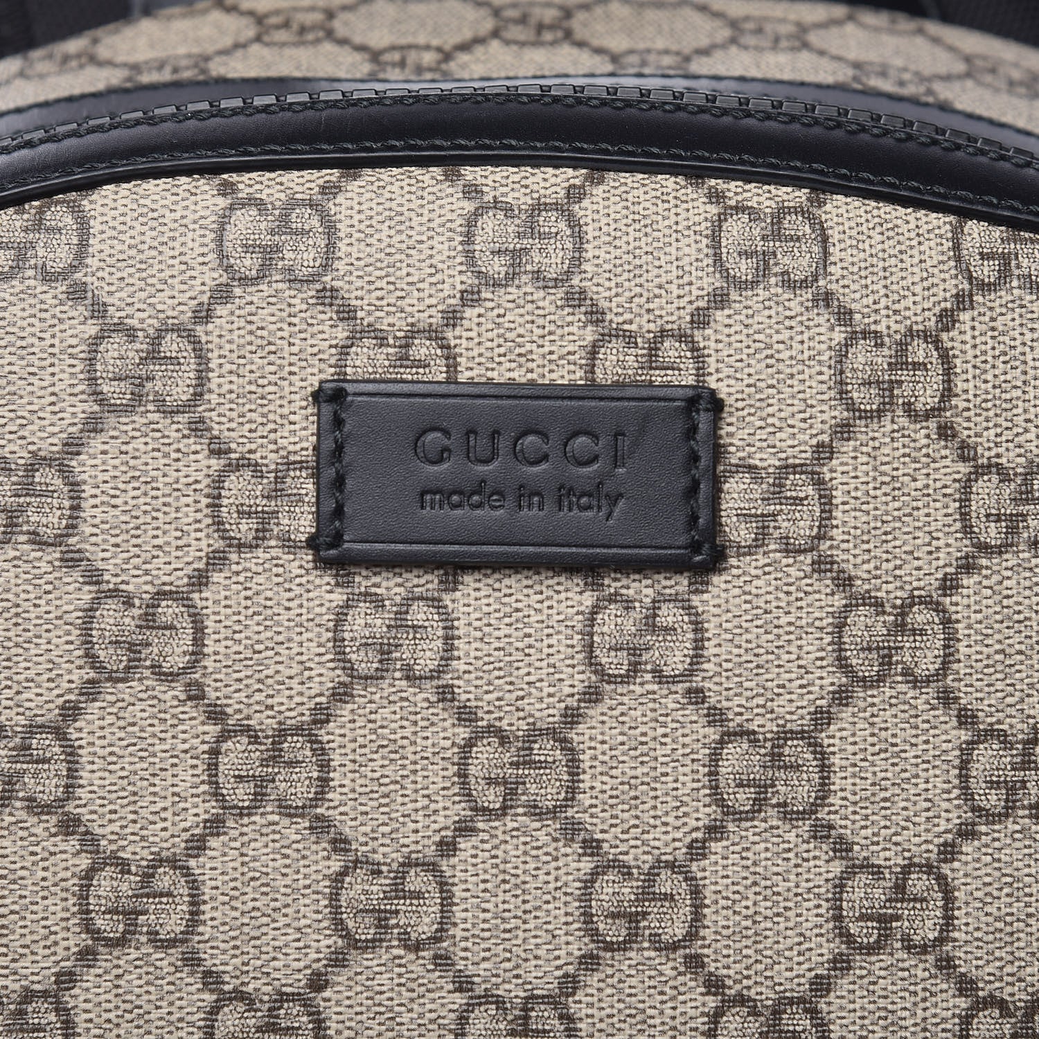 Gucci GG Supreme Monogram Medium Backpack Black 8 of 11