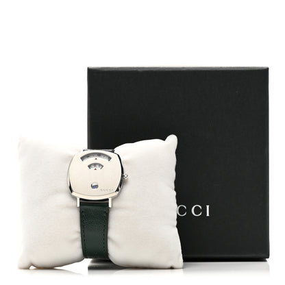 Gucci Stainless Steel Calfskin 35mm Grip Quartz Watch Green 5 of 5