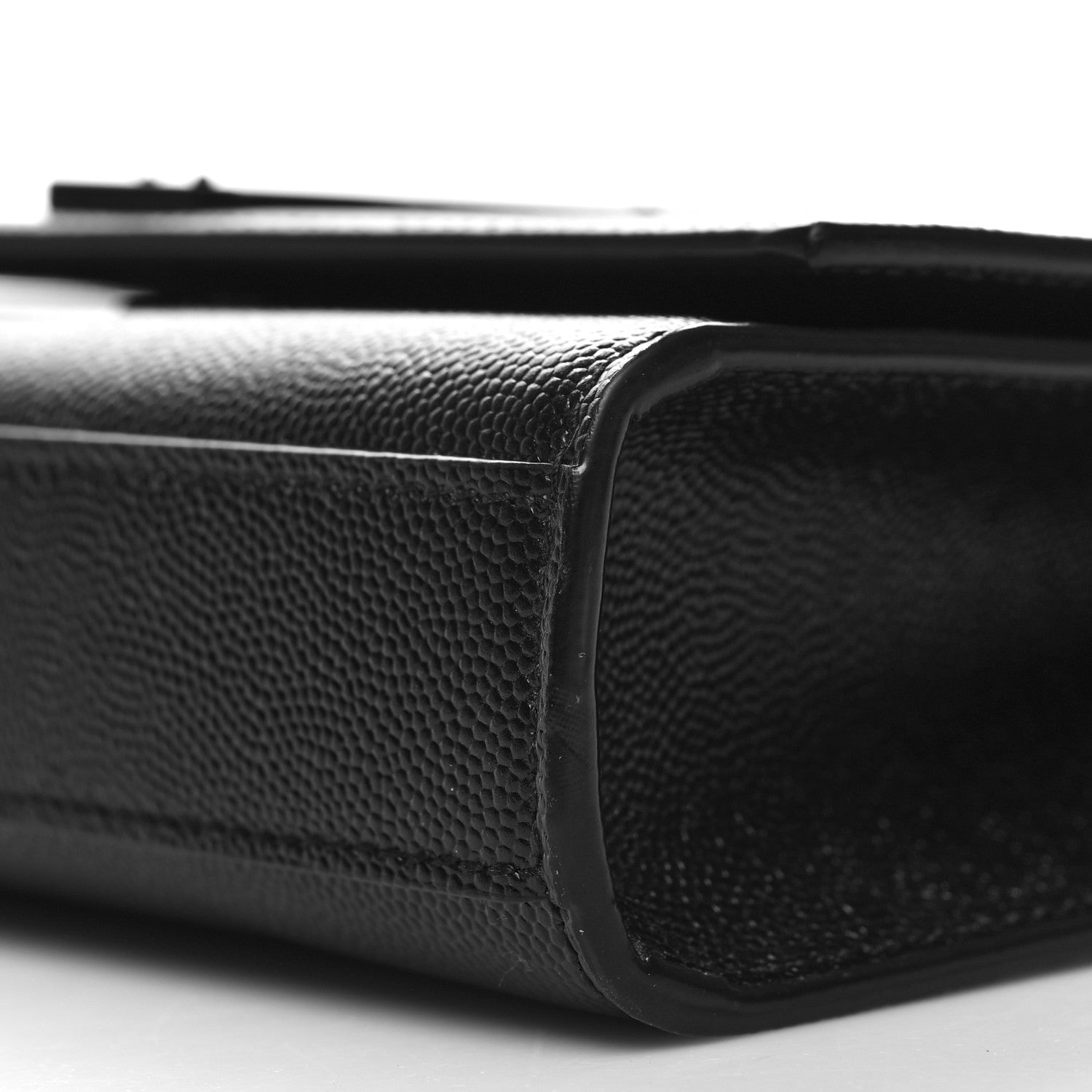 Saint Laurent Grain De Poudre Small Monogram Monochrome Kate Satchel Black 9 of 9