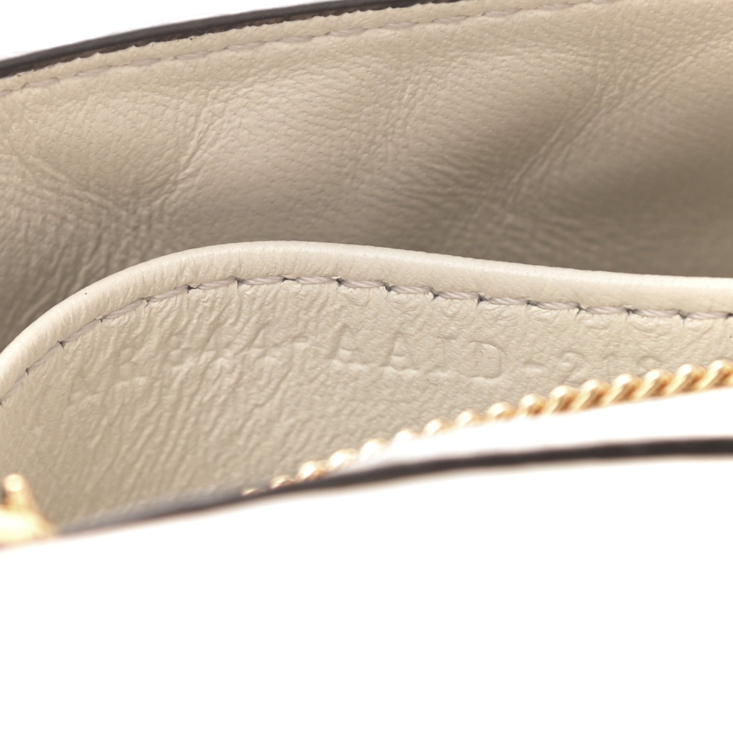 Fendi Nappa Matisse FF Embossed Nano Baguette Charm White 2 of 10