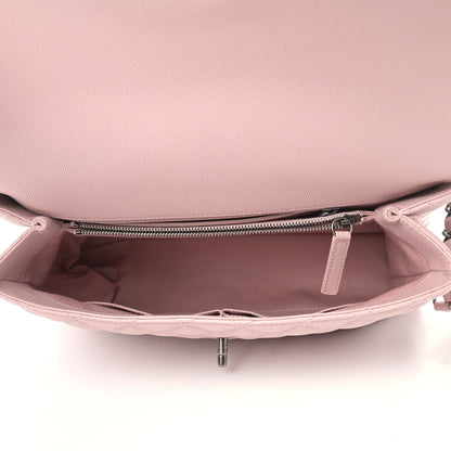 Chanel Caviar Quilted Medium Coco Handle Flap Light Pink 5 of 14