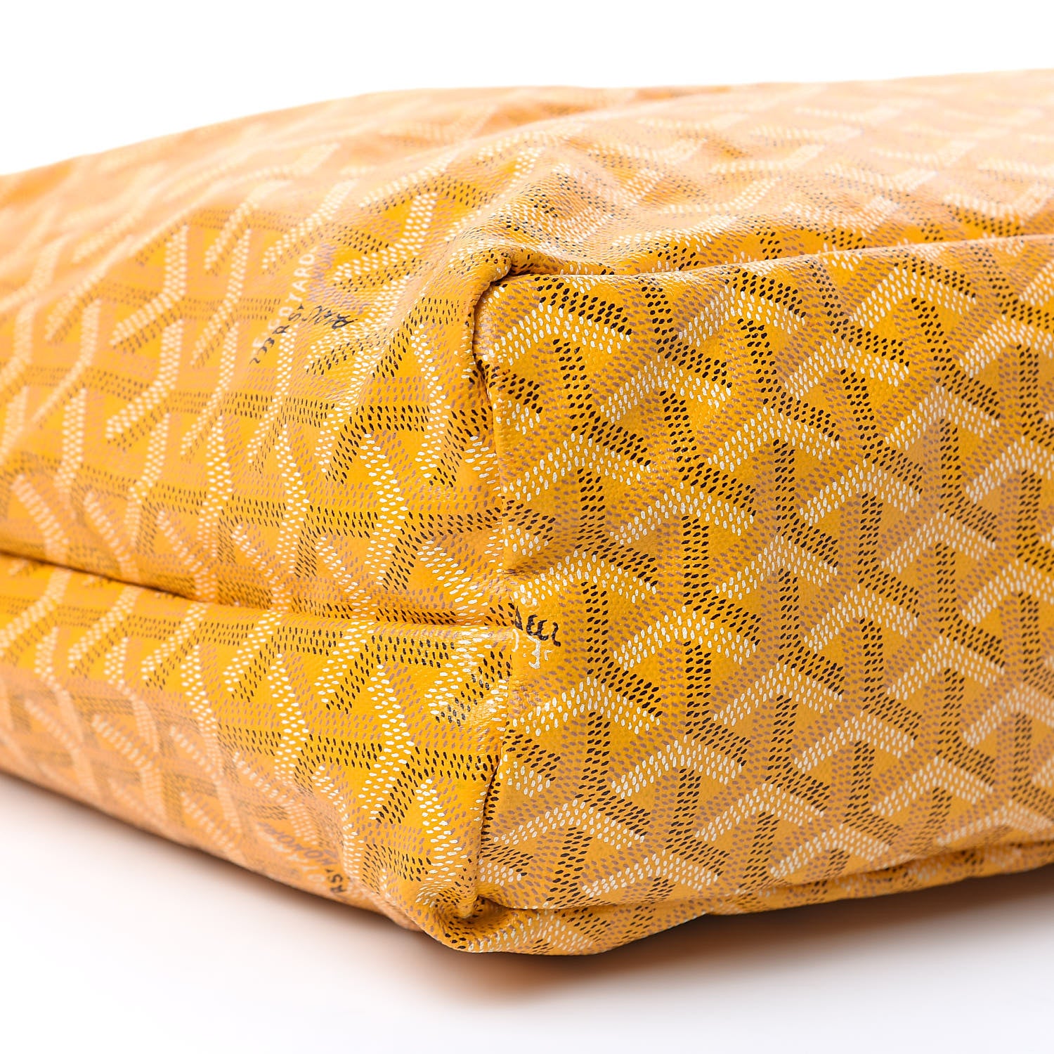 Goyard Goyardine Fidji Zip Hobo Yellow 7 of 13