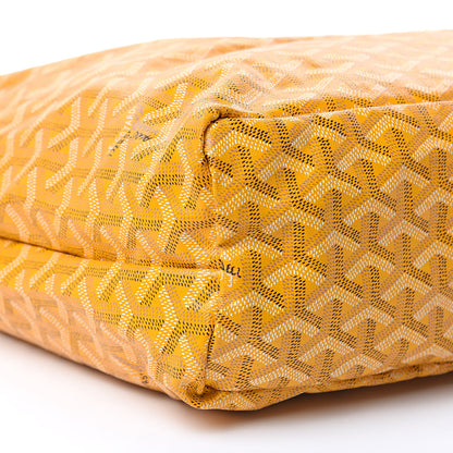 Goyard Goyardine Fidji Zip Hobo Yellow 7 of 13