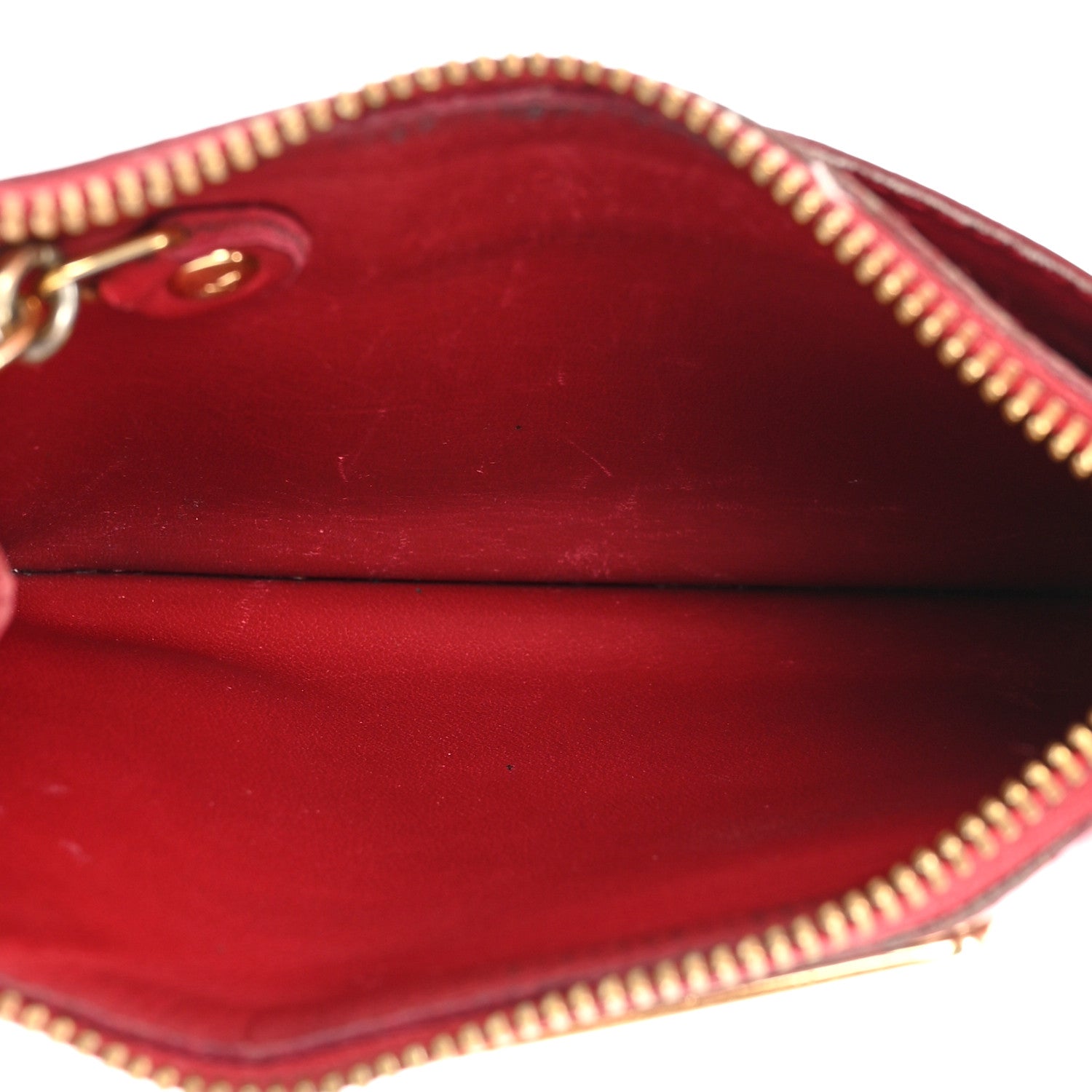 Louis Vuitton Vernis Key Pouch Cherry 6 of 17