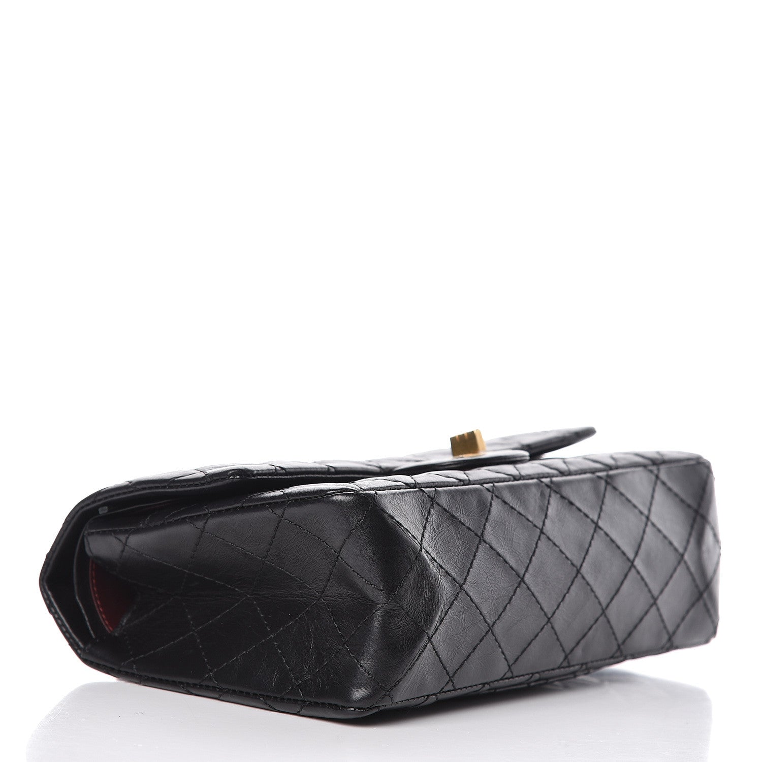 Chanel Aged Calfskin Quilted 2.55 Reissue 225 Flap Black 4 of 12