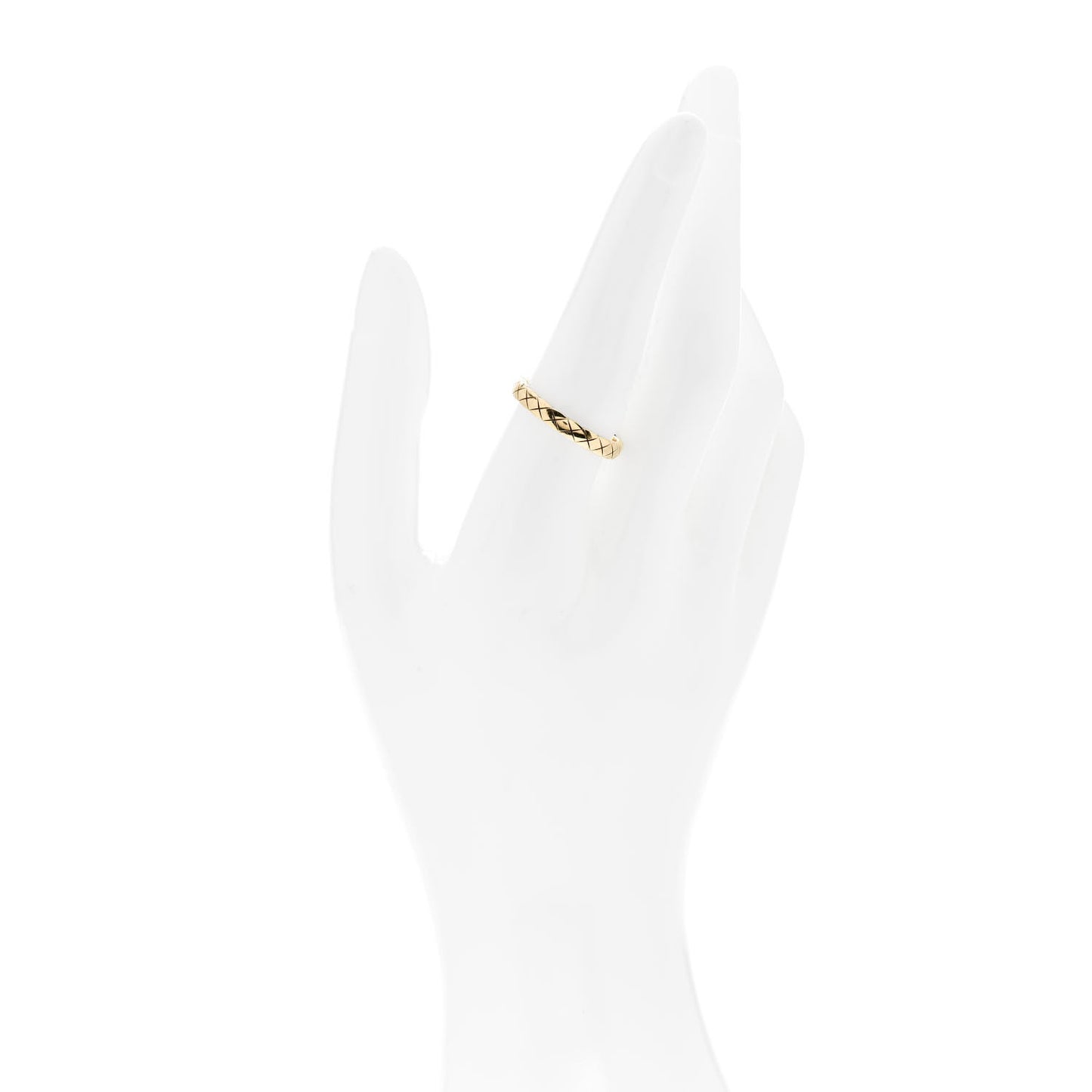 18K Yellow Gold Mini Coco Crush Ring 58 8.25