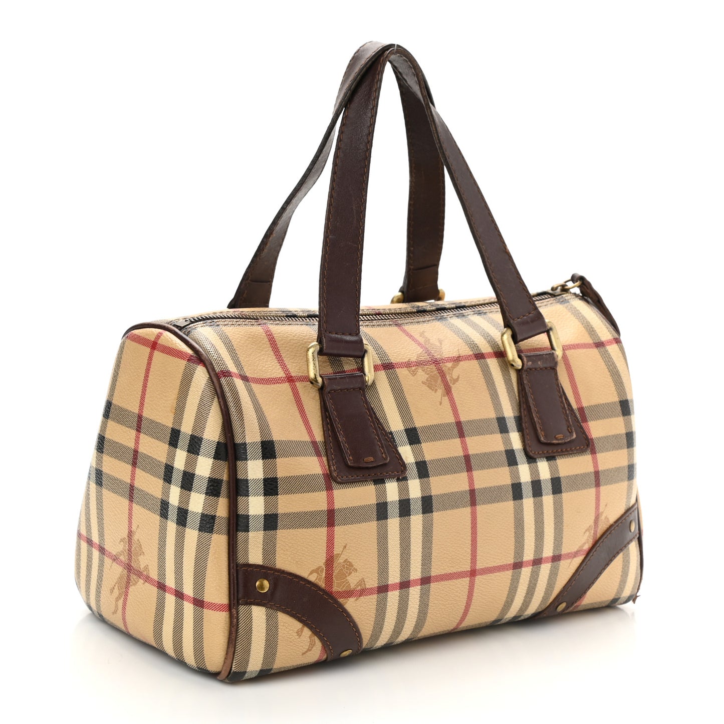 Haymarket Check Studded Bowler Brown