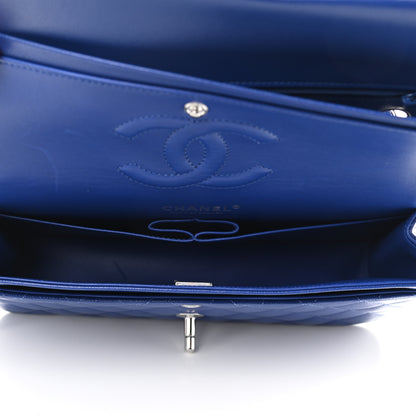 Chanel Caviar Quilted Medium Double Flap Blue 5 of 11