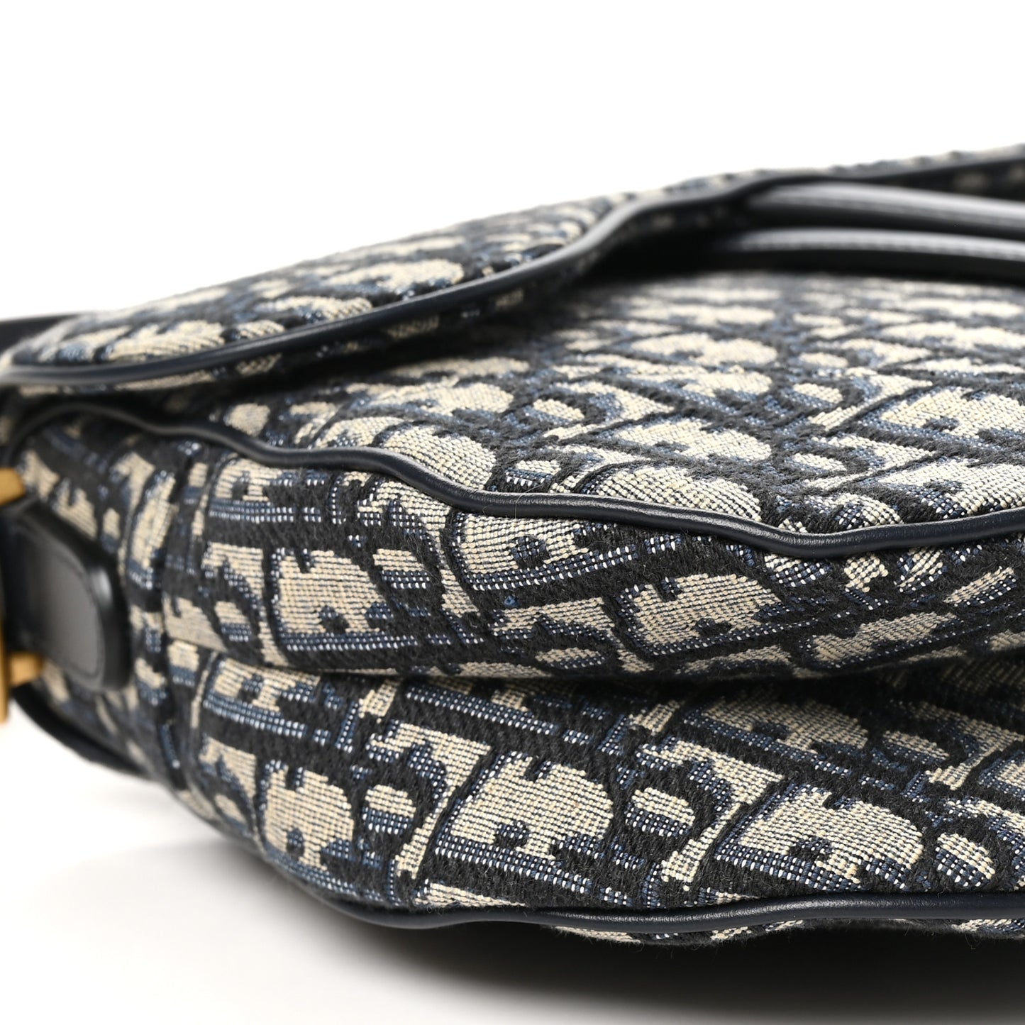 Oblique Saddle Bag With Strap Blue