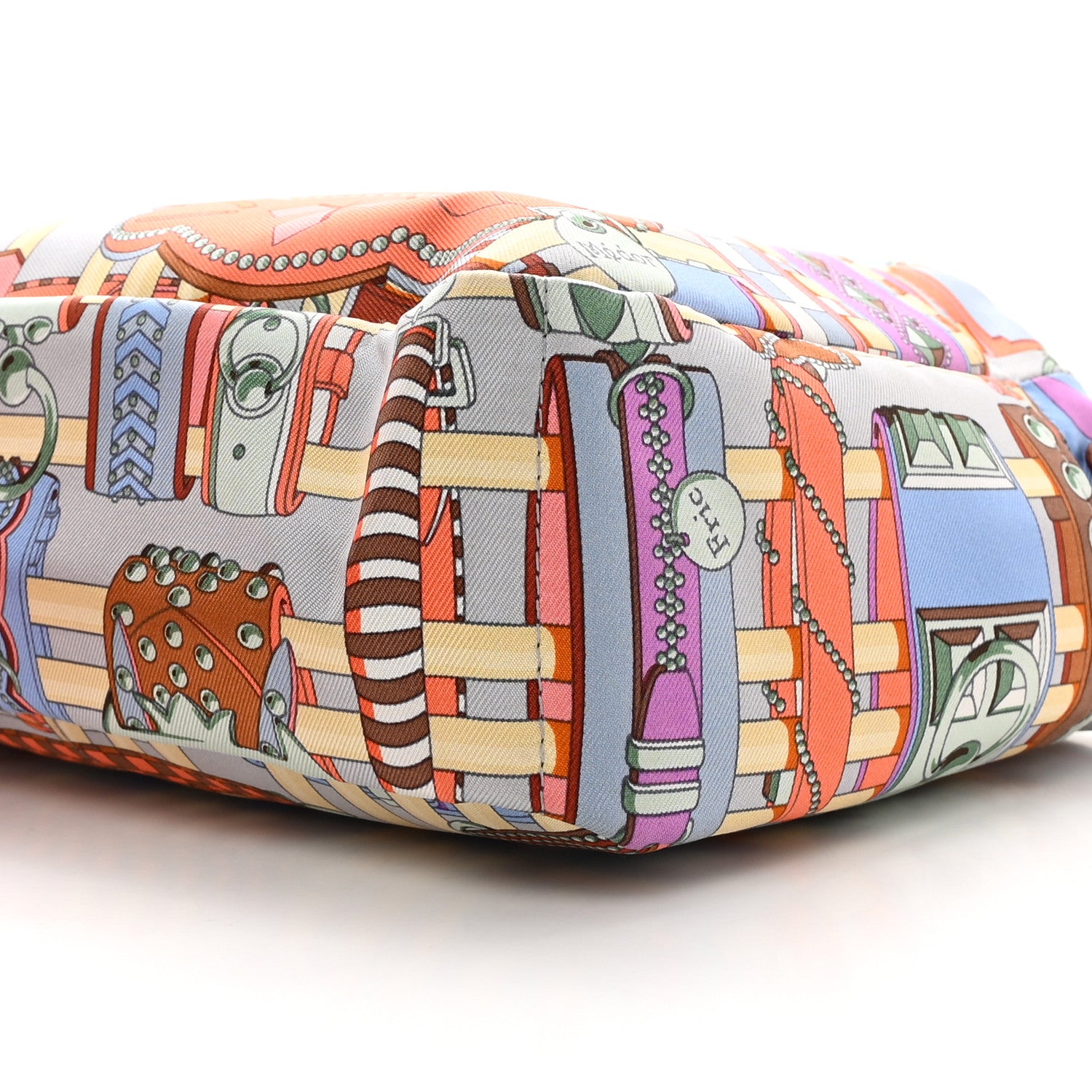 Hermes Silk Barenia Fourbi 20 PM Pouch 12 of 12