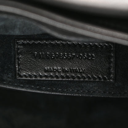 Saint Laurent Lambskin Quilted Le 57 Diamond Shoulder Bag Black 7 of 9