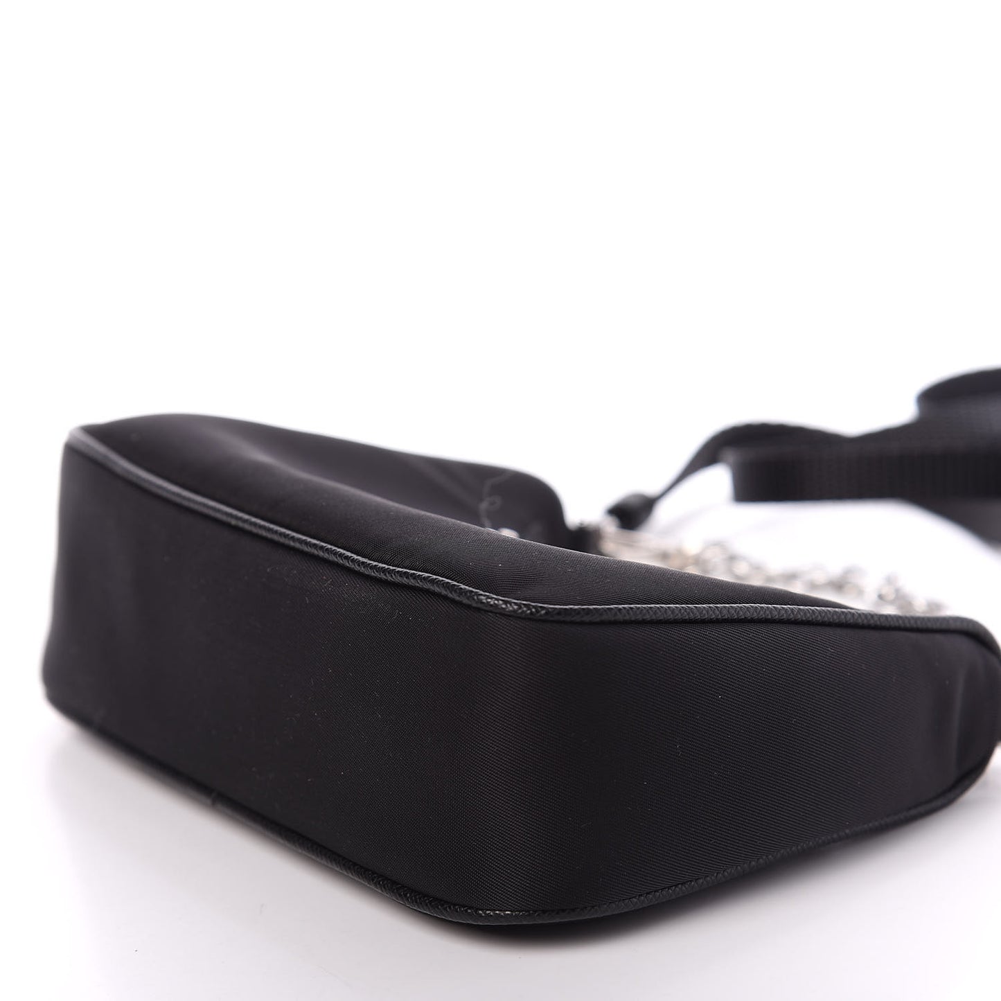 Tessuto Nylon Mini Re-Edition 2000 Shoulder Bag Black