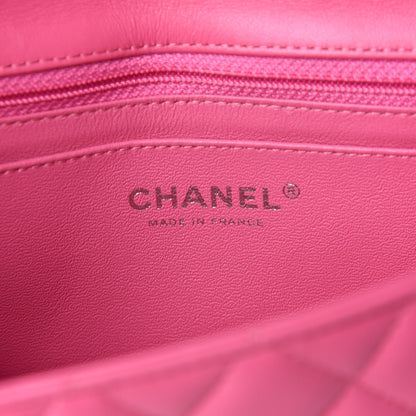 Chanel Lambskin Quilted Mini Rectangular Flap Pink 5 of 9