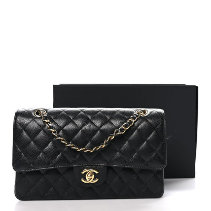 Chanel Caviar Quilted Medium Double Flap Black 11 of 11