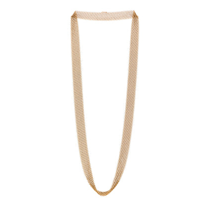 Tiffany 18K Yellow Gold Elsa Peretti Mesh Necklace 3 of 5
