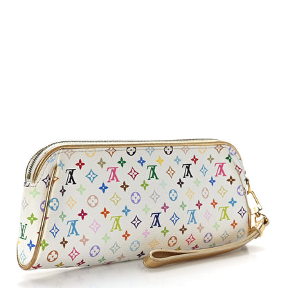 Louis Vuitton Monogram Multicolor Kate Clutch White 3 of 8
