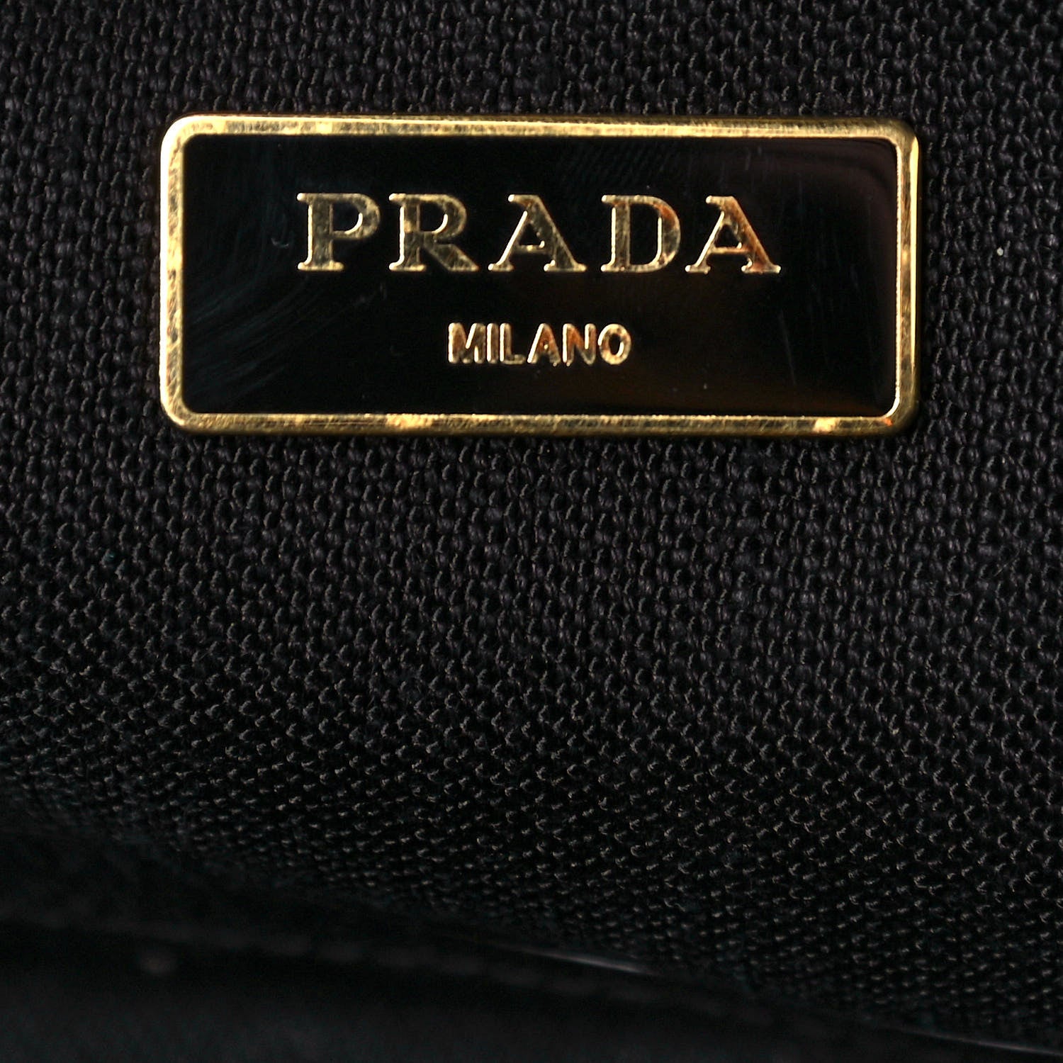 Prada Canapa Tote Grey White 6 of 11