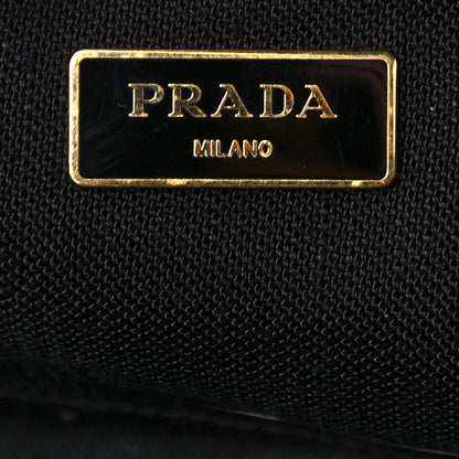 Prada Canapa Tote Grey White 6 of 11