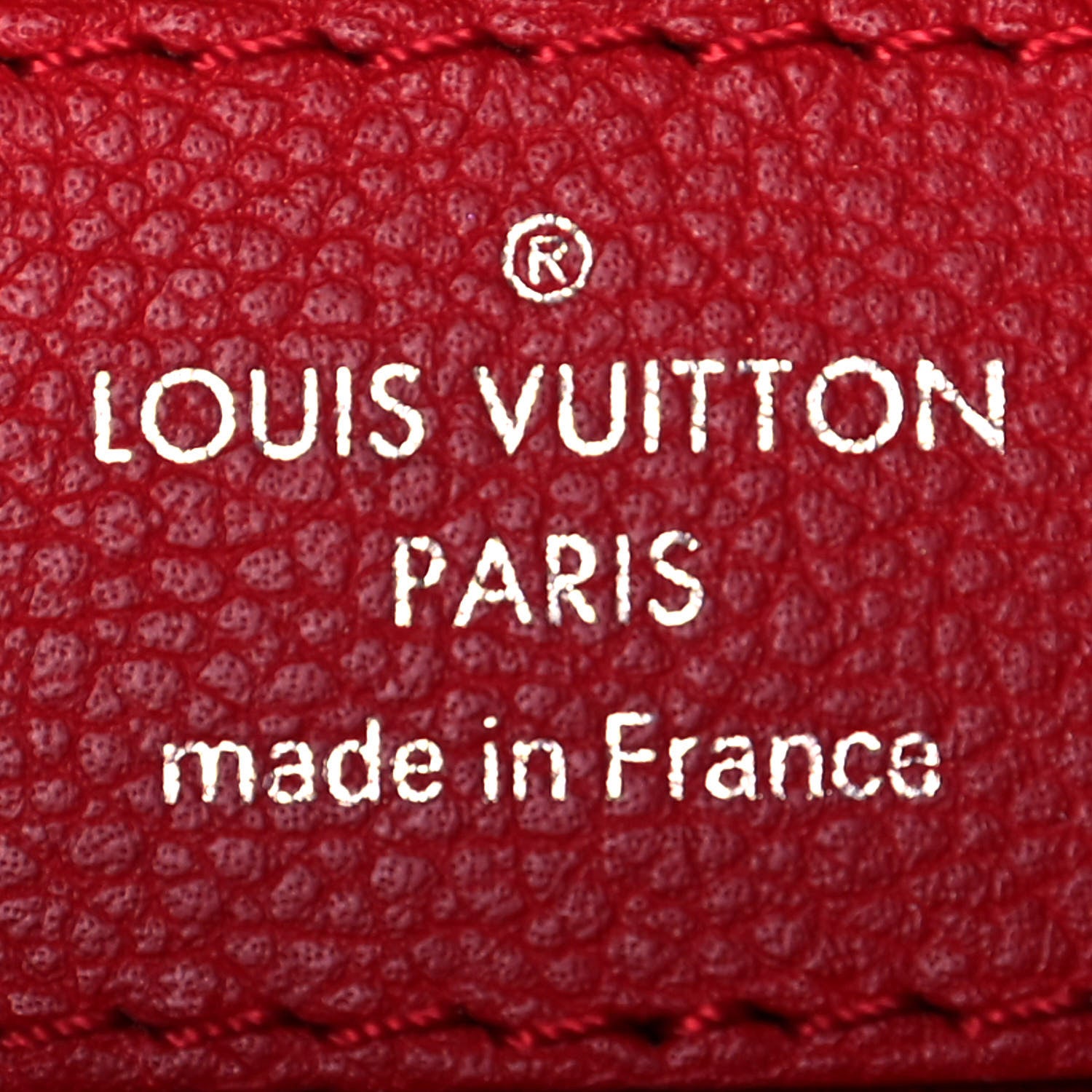 Louis Vuitton Monogram Cuir Plume Very Zipped Tote Rubis 6 of 12