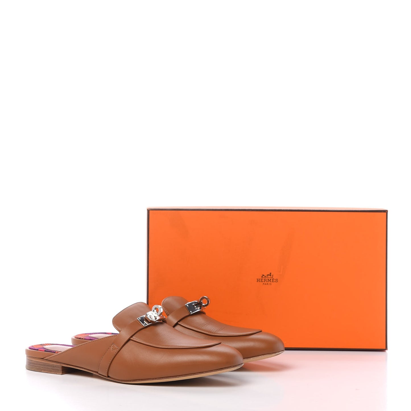 Calfskin Oz Mules 38.5 Palissandre