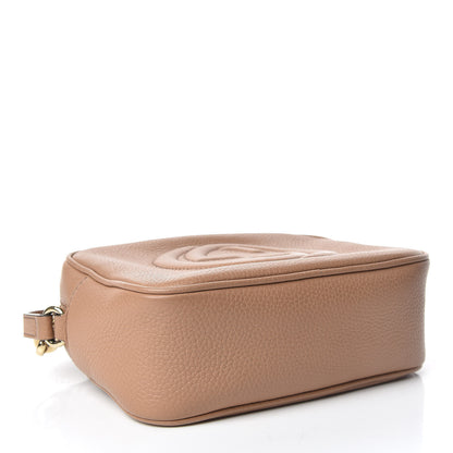 Gucci Pebbled Calfskin Small Soho Disco Bag Camelia 4 of 12