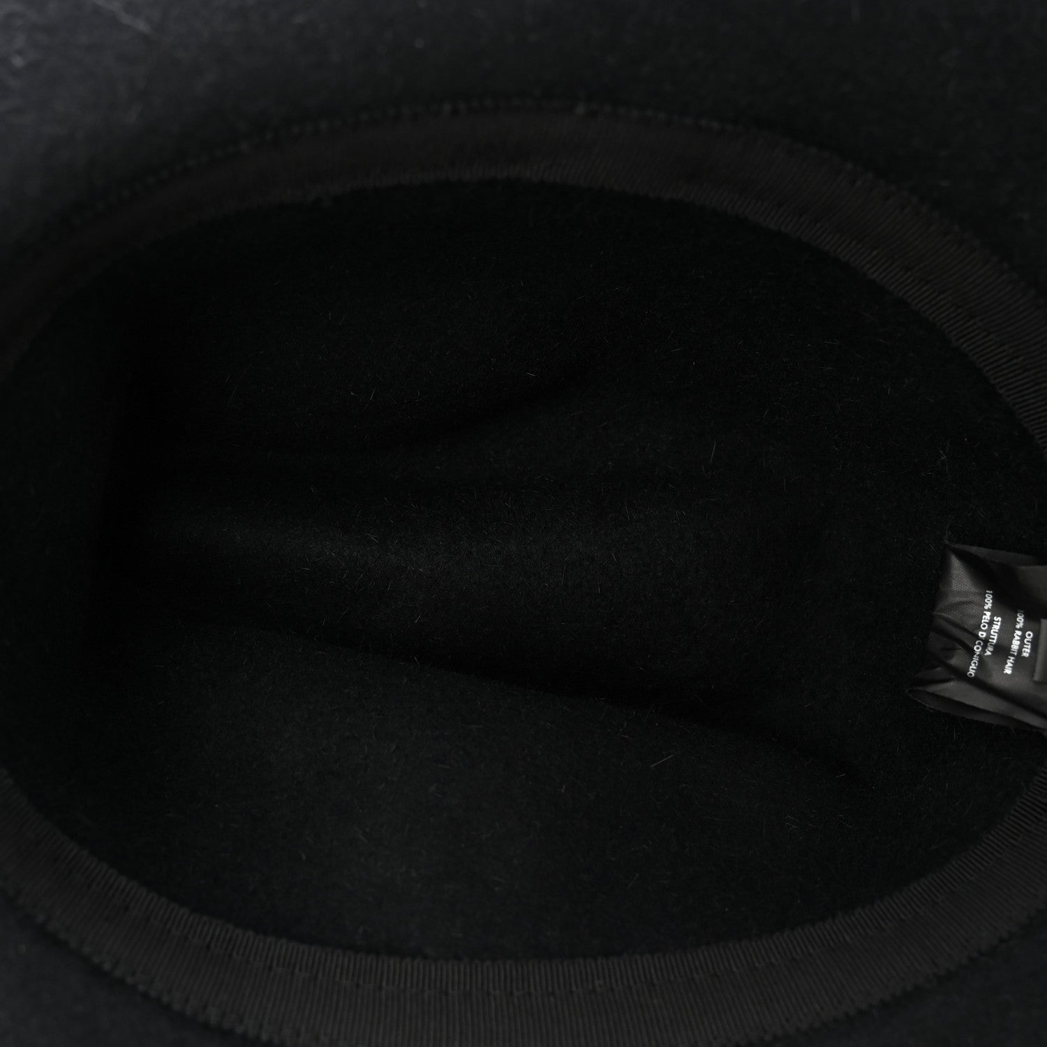 Gucci Rabbit Fur Felt Hat L Black 7 of 8