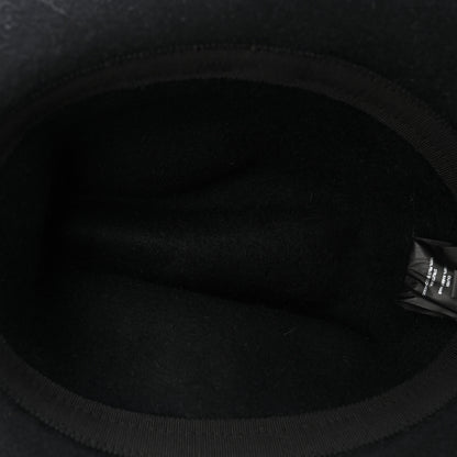 Gucci Rabbit Fur Felt Hat L Black 7 of 8