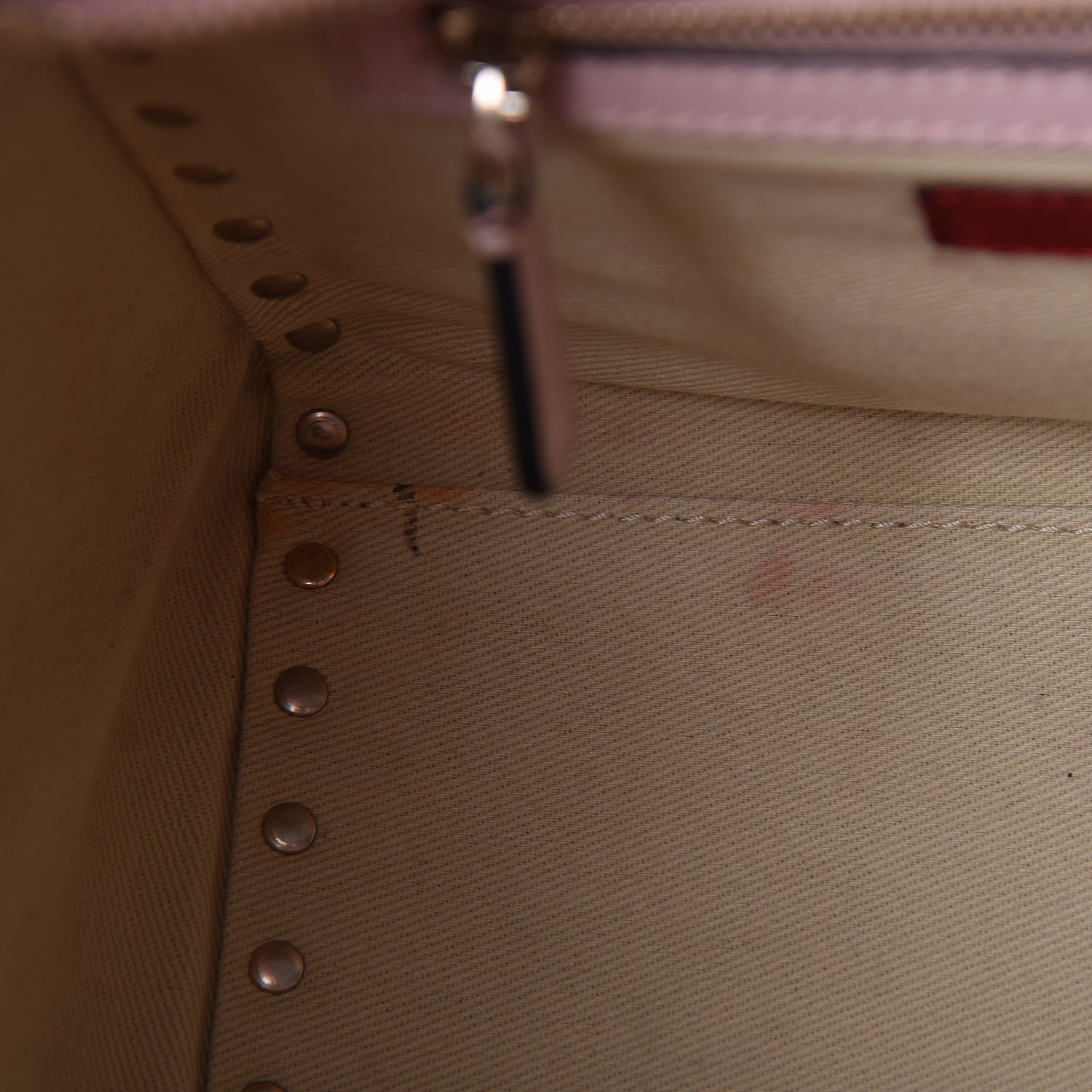 Valentino Garavani Vitello Small Rockstud Double Handle Tote Water Rose 7 of 17