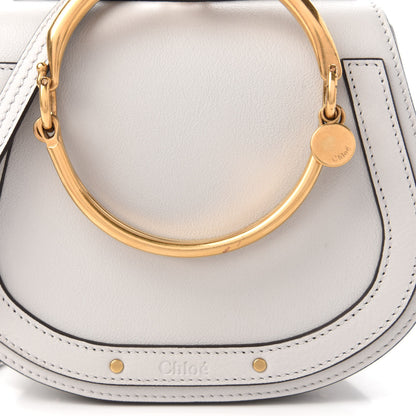 Chloe Calfskin Suede Small Nile Bracelet Bag Airy Grey 9 of 9