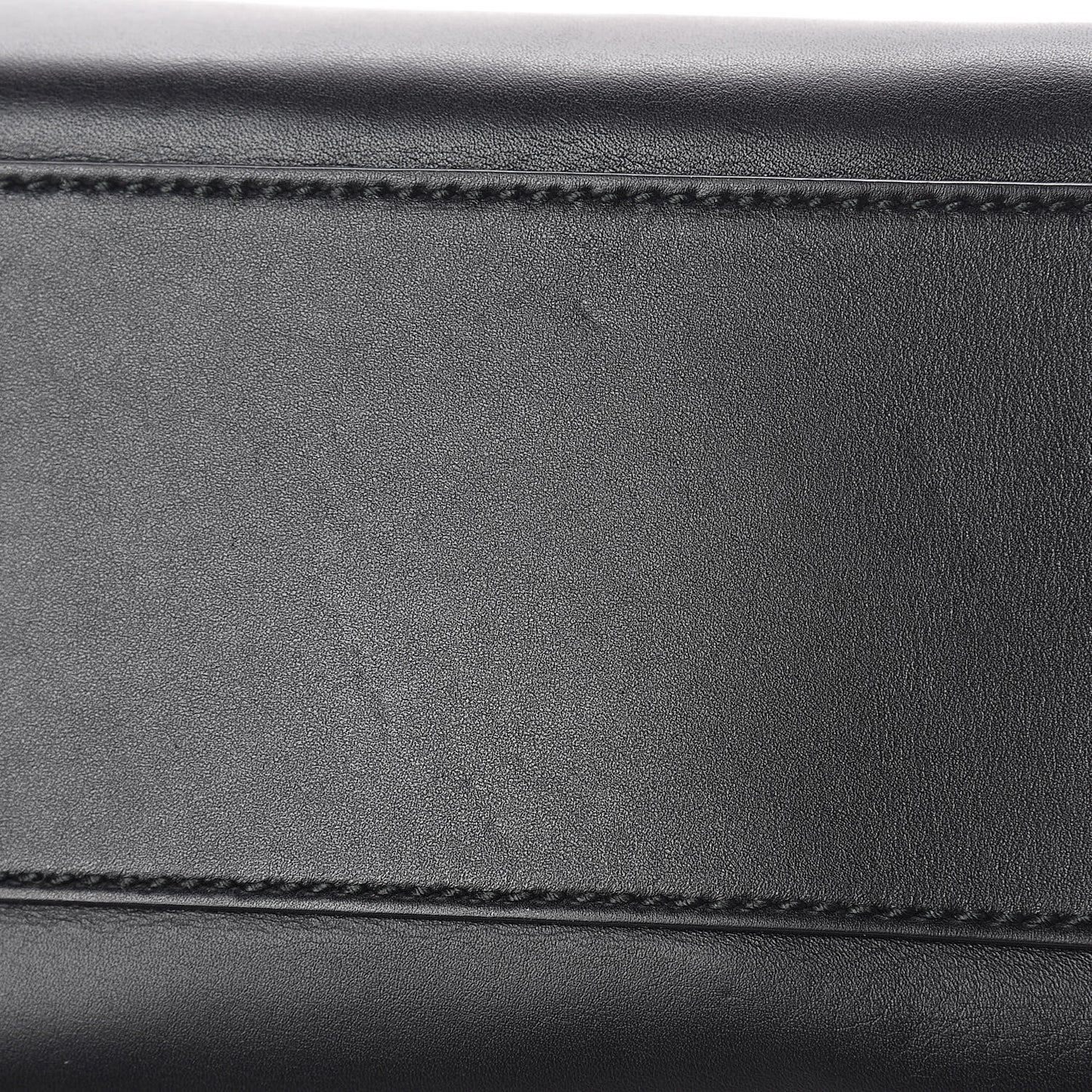Nappa Bamboo Small Nymphaea Top Handle Bag Black