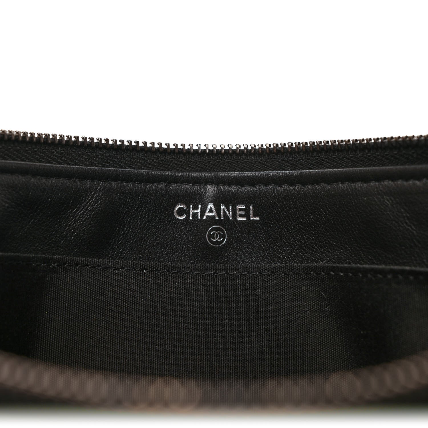 Chanel Calfskin Quilted Small Zipped Boy Pouch Black 6 of 7