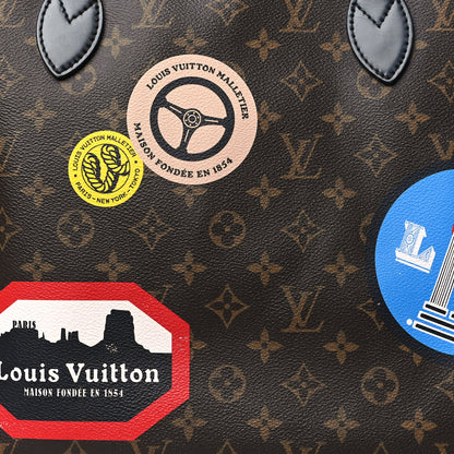 Louis Vuitton Monogram World Tour Neverfull MM 8 of 11