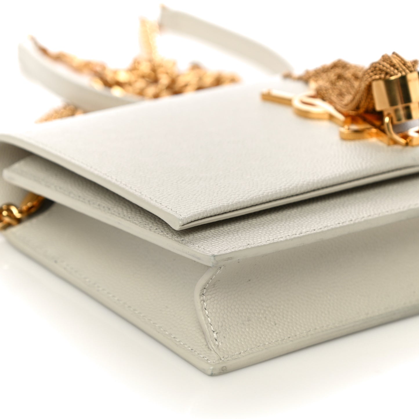 Grain De Poudre Classic Monogram Kate Tassel Chain Wallet Crema Soft