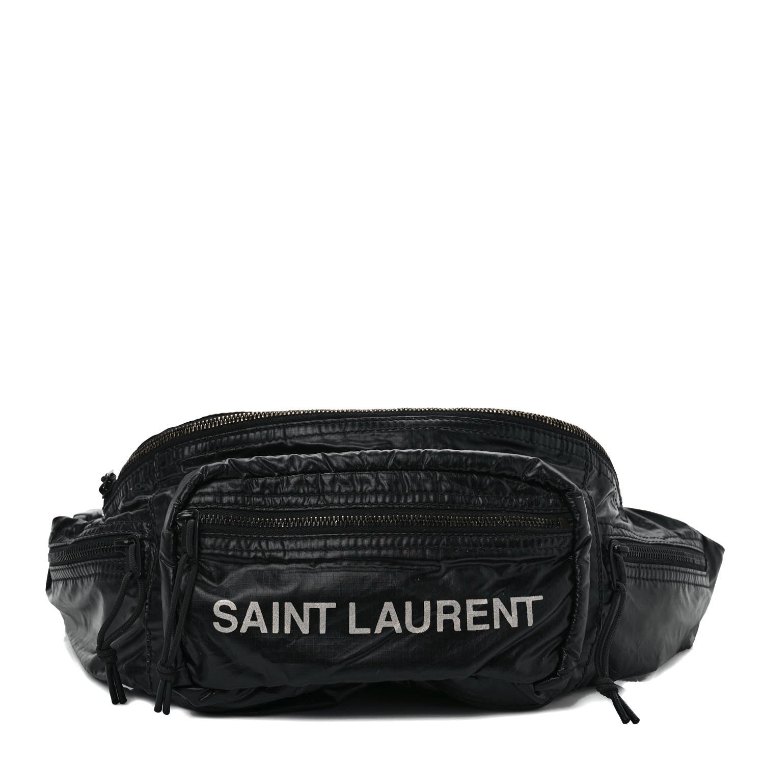 Saint Laurent Nylon Logo Ripstop Body Belt Bag Black 1 of 8