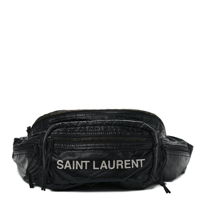 Saint Laurent Nylon Logo Ripstop Body Belt Bag Black 1 of 8