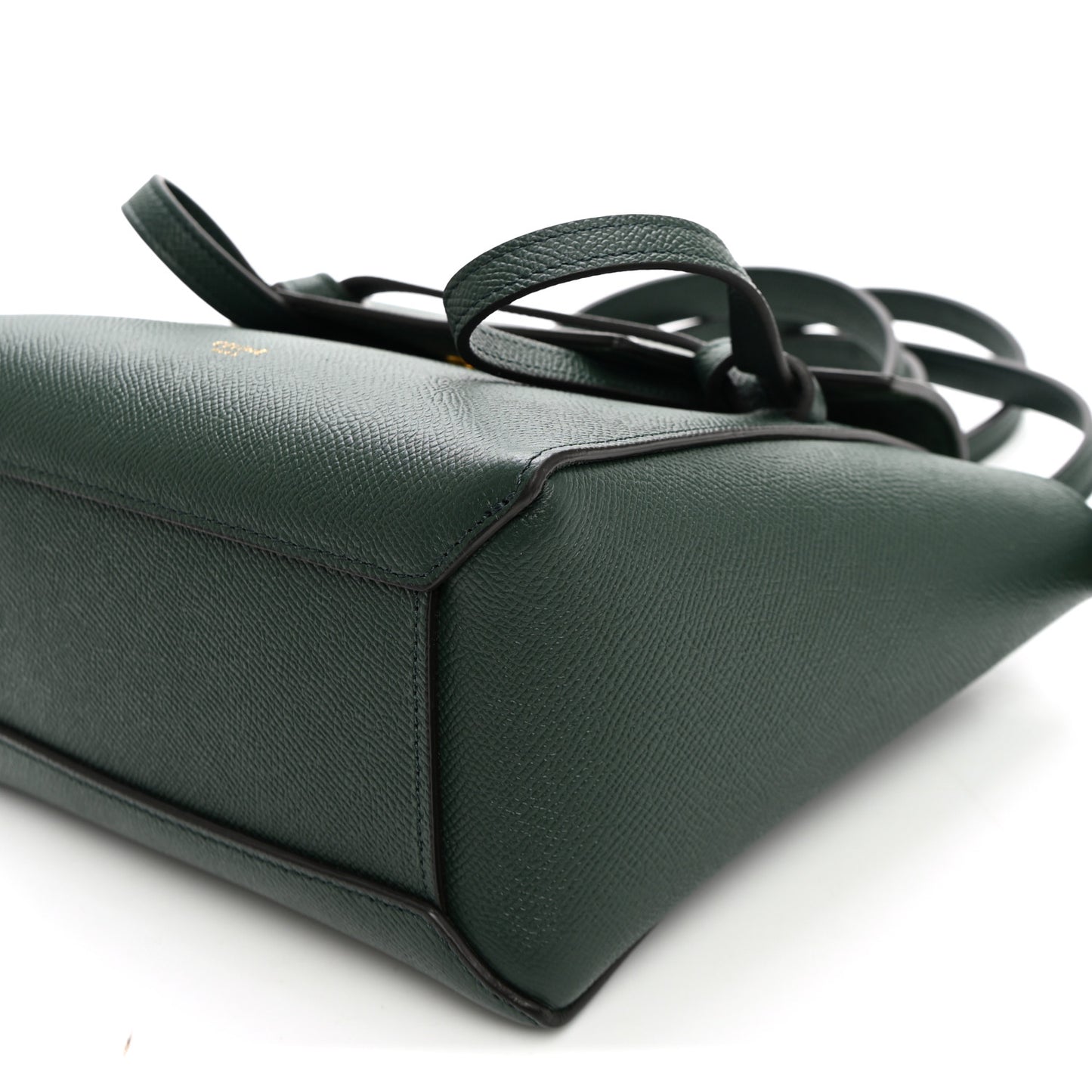 Grained Calfskin Nano Belt Bag Amazone