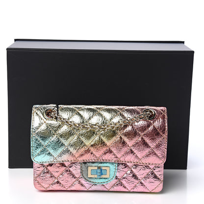 Chanel Metallic Goatskin Quilted Mini 2.55 Reissue Flap Multicolor 10 of 10