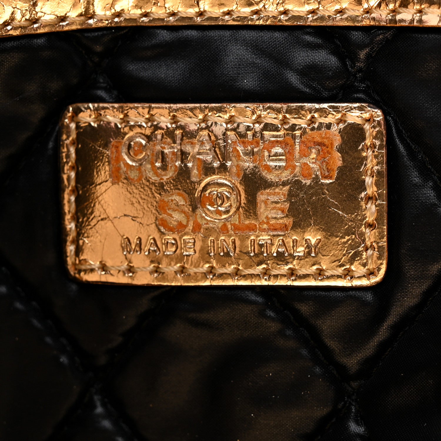 Chanel Metallic Lambskin Small Feminine Pouch Clutch Gold 6 of 10