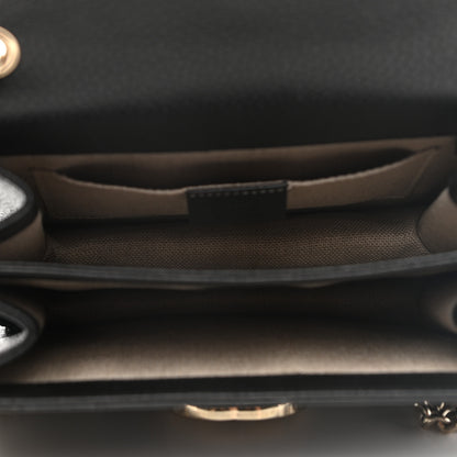 Gucci Dollar Calfskin Small Interlocking G Shoulder Bag Black 5 of 11