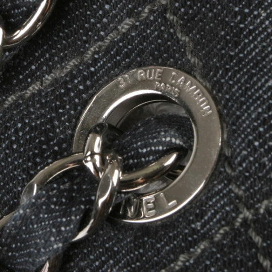 Chanel Denim Quilted Stretch Spirit Messenger Bag 7 of 16