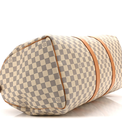 Louis Vuitton Damier Azur Keepall 50 8 of 9